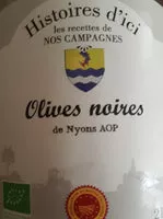 Mängden socker i Olives noires de Nyons AOP