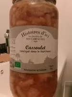 Mängden socker i Cassoulet fabriqué dans le Sud-Ouest