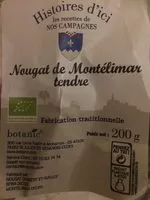 Mängden socker i Nougat de Montélimar