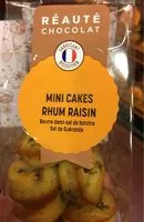 Mängden socker i Mini cakes rhum raisin