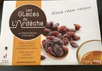 Mängden socker i Glace Rhum Raisins