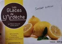 Mängden socker i Sorbet citron