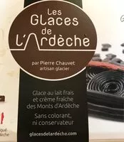 Mängden socker i les glaces de l'ardeche reglisse