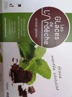 Mängden socker i Glace menthe chocolat