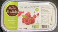 Mängden socker i Sorbet Framboise