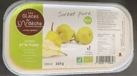 Mängden socker i Sorbet Poire