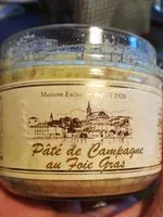 Mängden socker i Pâte de campagne au foie gras