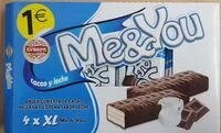 Mängden socker i Me&you cacao y leche