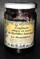 Mängden socker i Confiture allégée en sucre de Myrtilles Sauvages