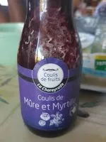 Mängden socker i Coulis de mûre et myrtille