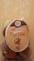 Mängden socker i Macarons  Myrtille