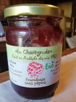 Mängden socker i Confiture de framboises bio sans pépin