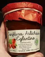 Mängden socker i Confiture églantine