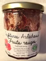 Mängden socker i Fruits rouges