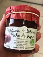 Mängden socker i Confiture peche de vigne