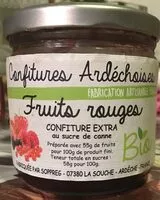 Mängden socker i Fruits rouges confiture extra