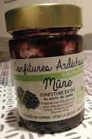 Mängden socker i Mûre confiture extra