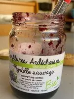 Mängden socker i Confiture ardechoise myrtille sauvage