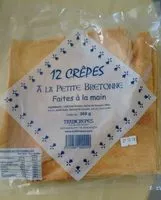 Mängden socker i 12 crêpes à la petite bretonne