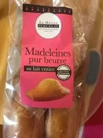 Mängden socker i Madeleines Pur Beurre au Lait Entier