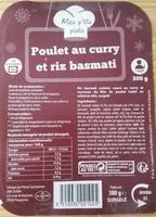 Mängden socker i Poulet au curry et riz basmati