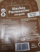 Mängden socker i Hachis parmentier surgelé