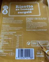 Mängden socker i Risotto au fromage surgelé