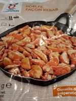 Mängden socker i Poêlé façon kebab.