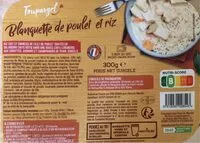 Mängden socker i Blanquette de poulet et riz