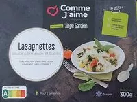 Mängden socker i Lasagnettes sauce parmesan et basilic