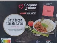 Mängden socker i Boeuf façon tomate farcie et son riz