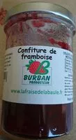 Mängden socker i Confiture de framboise