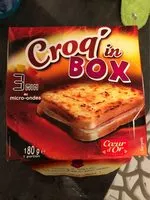 Mängden socker i Croque monsieur Croq' in box