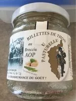 Mängden socker i Rillette de thon au brocciu AOP