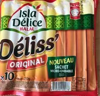 Socker och näringsämnen i Isla delice