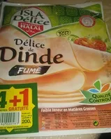 Mängden socker i Délice de dinde fumé (5 tranches)