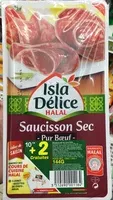 Mängden socker i Saucisson Sec pur boeuf (10+2 gratuites)