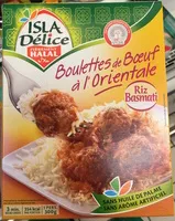 Mängden socker i Boulettes de Bœuf à l'orientale Riz basmati