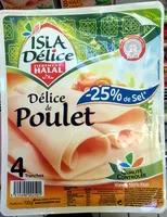 Mängden socker i Délice de Poulet -25% de sel