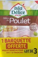 Mängden socker i Lot de 3 Délice de Poulet Halal