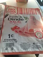 Mängden socker i Tranché de dinde Halal