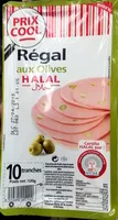 Mängden socker i Régal aux Olives Halal