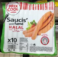 Mängden socker i Saucis' goût fumé halal