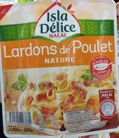 Mängden socker i Lardons de poulet