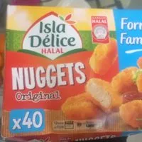 Mängden socker i Nuggets original x 40