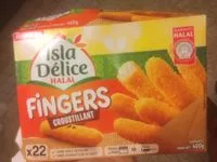 Mängden socker i Fingers croustillant