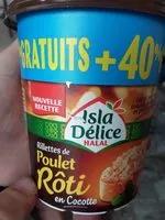 Mängden socker i Rillettes poulet rôti cocotte