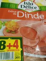 Mängden socker i Isla délice HALAL Dinde