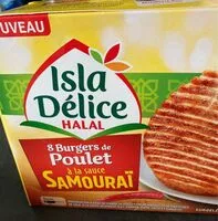 Mängden socker i Burgers de poulet