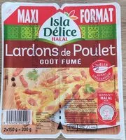 Mängden socker i Lardons de poulet